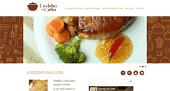 Desktop Screenshot of cozinhadacatia.com.br